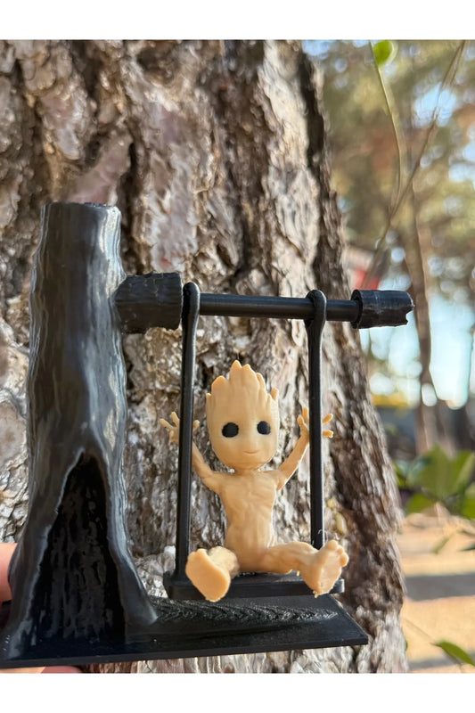 Baby Groot Sallanan Figür – Araç Torpido & Masa Üstü Dekoratif Biblo